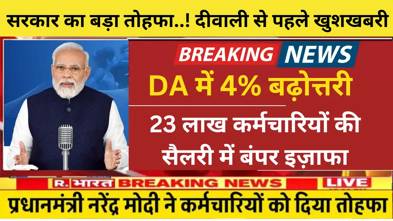 DA Increase In UP News Today