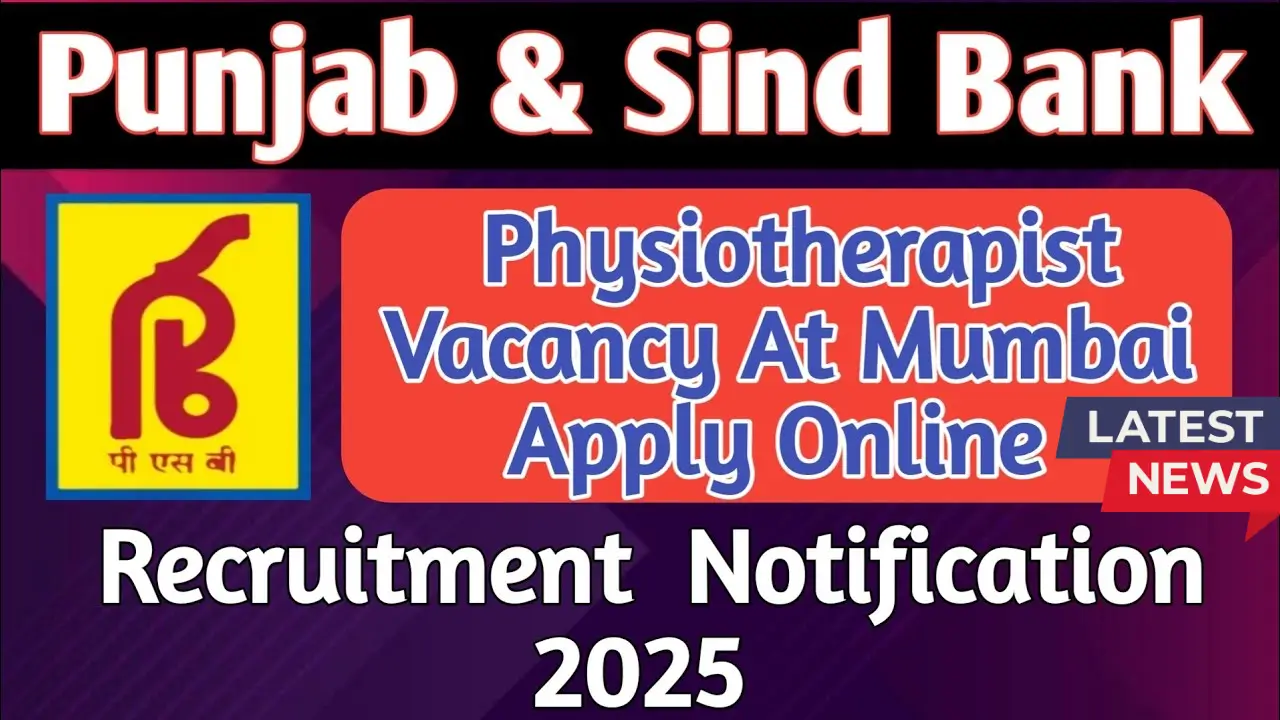 Punjab & Sind Bank Vacancy 2025